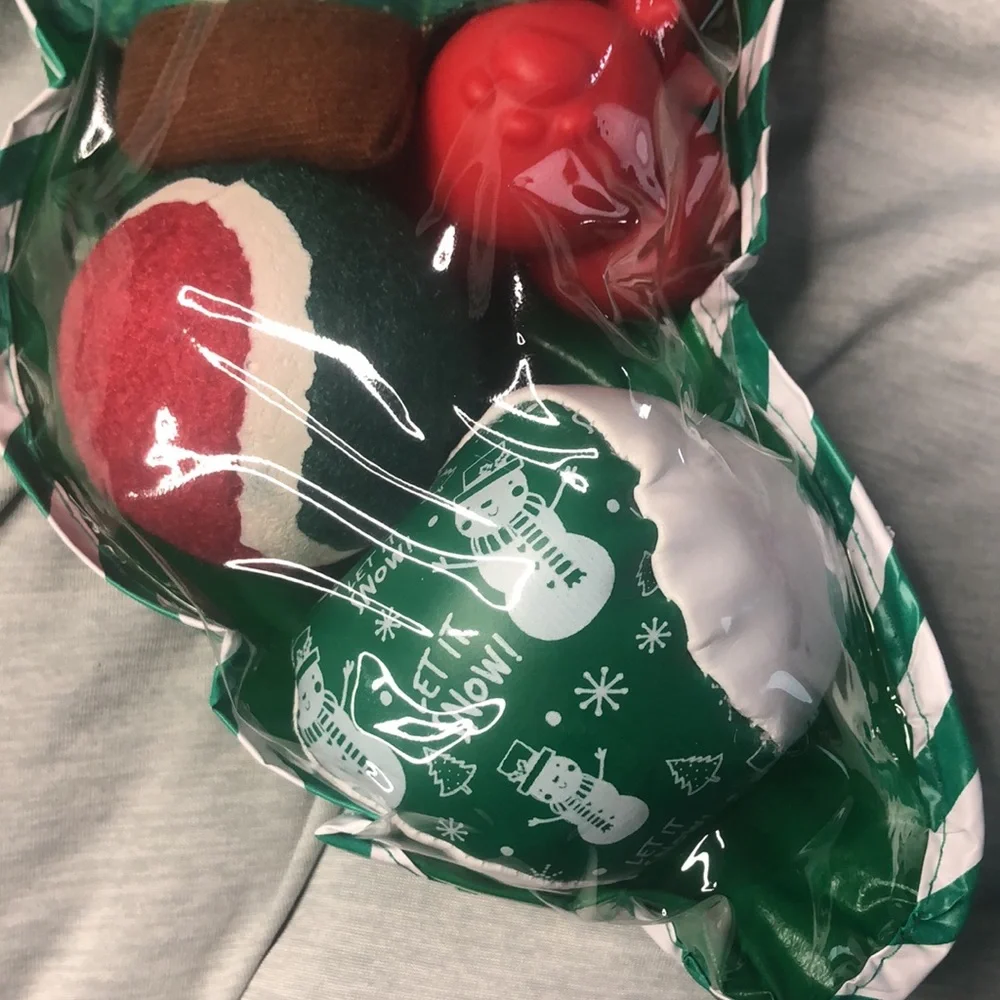 Christmas Dinosaur dog toy bundle 6 pc